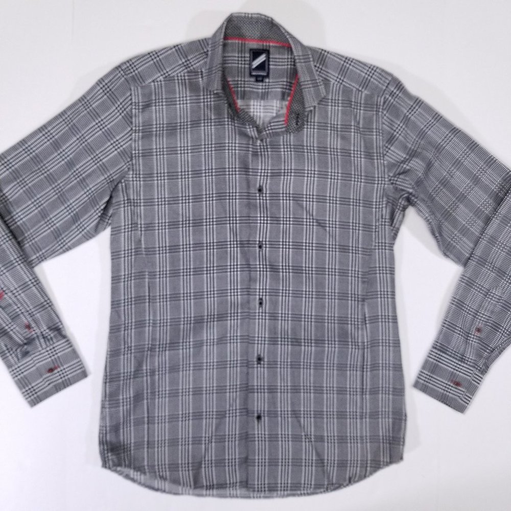 Hechter Checks/Boxes Casual Button Up Shirt